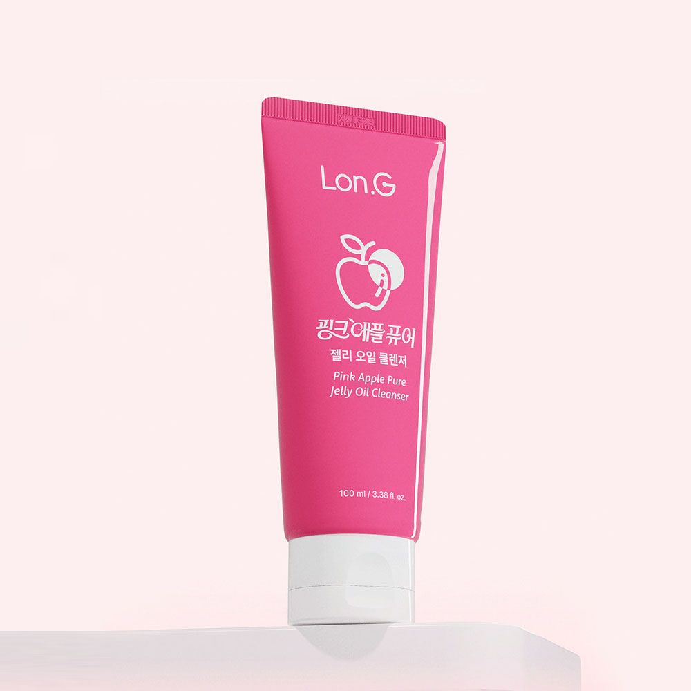 Lon.G Pink Apple Pure Jelly Oil Cleanser 100ml Pore Deep Cleansing Makeup Melt _ Made in Korea
